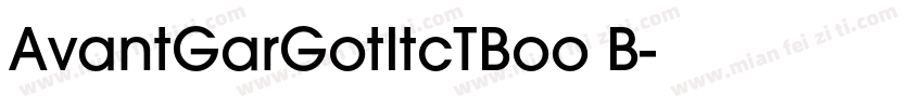 AvantGarGotItcTBoo B字体转换